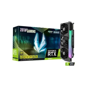 ZOTAC GAMING GeForce RTX 3090 Ti AMP Extreme Holo 24GB Graphics Card, 24GB GDDR6X HoloBlack RGB Flagship Gaming GPU