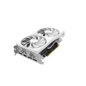 ZOTAC GAMING GeForce RTX 4060 8GB Twin Edge White Edition Graphics Card, 8GB GDDR6, 3072 CUDA Cores, 2490MHz Boost Clock, IceStorm 2.0 Dual-Fan Cooling, PCIe 4.0 x8