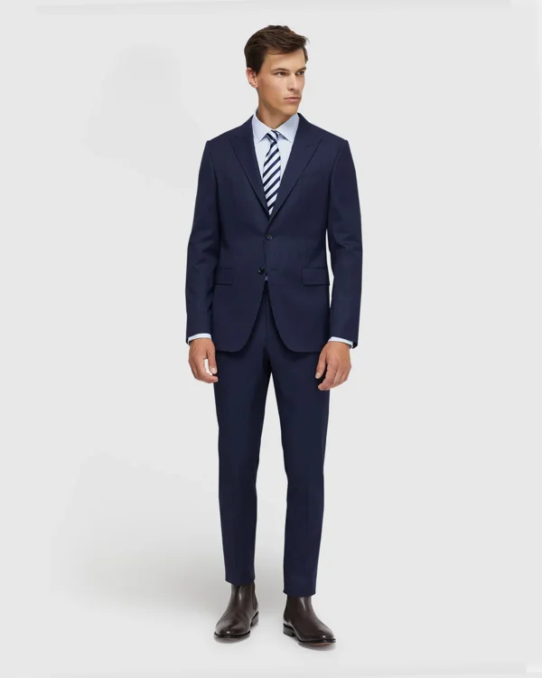 Luxury Half Canvas Wool Suit