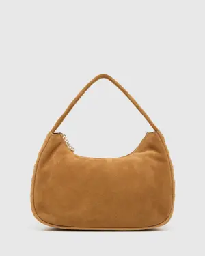 Suede Leather Bag With Studs