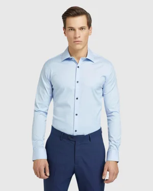 Wrinkle Free Blue Colourway Shirt