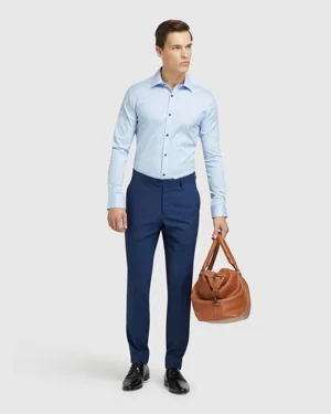 Wrinkle Free Blue Colourway Shirt