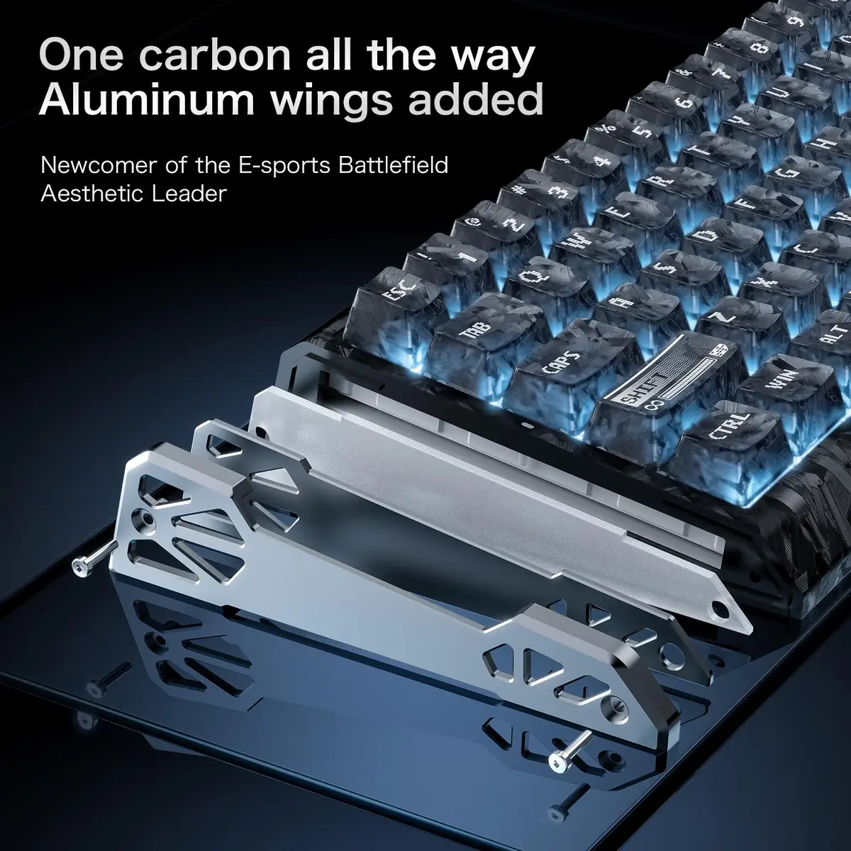 Attack Shark R68 HE Carbon Fiber Magnetic Gaming Keyboard 8KHz