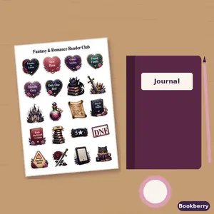 Fantasy & Romance Reader Club Sticker Sheet (A4)