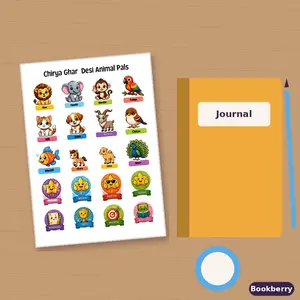 Chirya Ghar: Desi Animal Pals Sticker Sheet (A4)