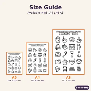 Colour Your Own Everyday Life Sticker Pack – 5 Sheets (A5)