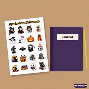 Halloween Sticker Sheet Bundle – 10 Sheets (A4)