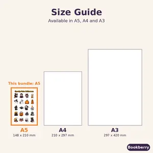 Halloween Sticker Sheet Bundle – 10 Sheets (A5)