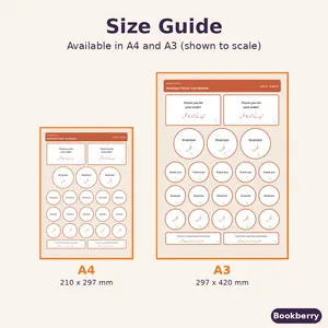Pyaar Se Packed Seller Sticker Pack – 5 Sheets (A4)