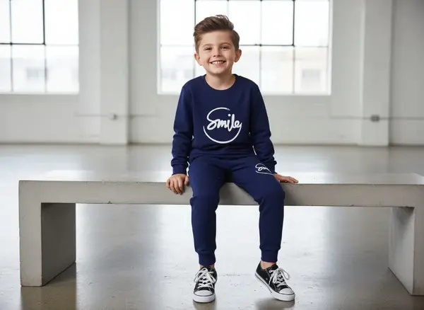 Kids Winter Tracksuit Co-Ord Set | 2-Piece Fleece Sweatshirt & Trouser Outfit for Boys & Girls