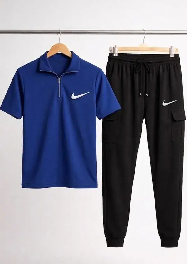 Premium Men's Dri-Fit Polo Track Suit 2-Piece Set – Ban Collar Sportswear