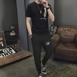 Men's Summer Shirt & Trouser Set – Stretchable Cotton Jersey Fabric Soft Breathable and Comfortable Outfit