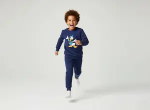 Kids Winter Fleece Tracksuit | 2-Piece Sweatshirt & Trouser Set for Boys & Girls
