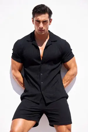New Trendy Black Tracksuit for Men | Premium Sports & Casual Wear Set