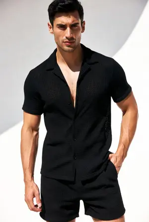 New Trendy Black Tracksuit for Men | Premium Sports & Casual Wear Set