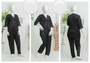 Women's Luxury Silk Satin Pajama Set | Elegant Lace Trim Sleepwear | Soft Night Suit | Free Size