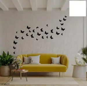 Buy 1 Get 1 Free 3D Wooden Butterfly Wall Decoration – 60 Pieces
