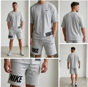 Premium Men's Dri-Fit Printed Track Suit 2-Piece Set – Slim Fit Sportswear