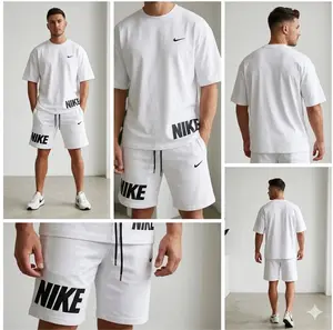 Premium Men's Dri-Fit Printed Track Suit 2-Piece Set – Slim Fit Sportswear