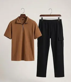 Premium Men's Dri-Fit Polo Track Suit 2-Piece Set – Ban Collar Sportswear