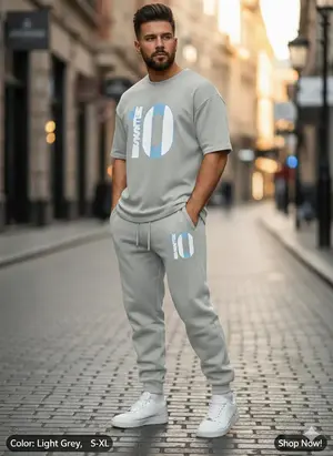 Men's Copper Printed 2-Piece Track Suit – Bold 10 Design Sportswear