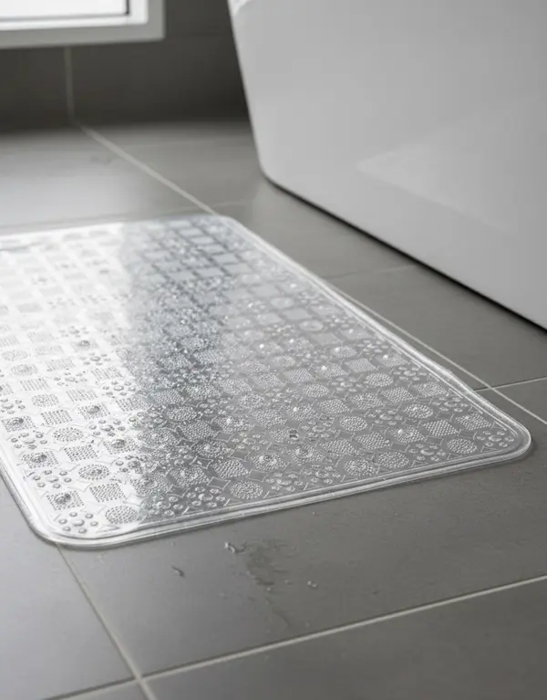 Bath Mat Anti Slip Large Size Transparent  Foot Mat