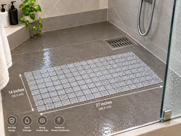 Bath Mat Anti Slip Standard Size Protection Mat