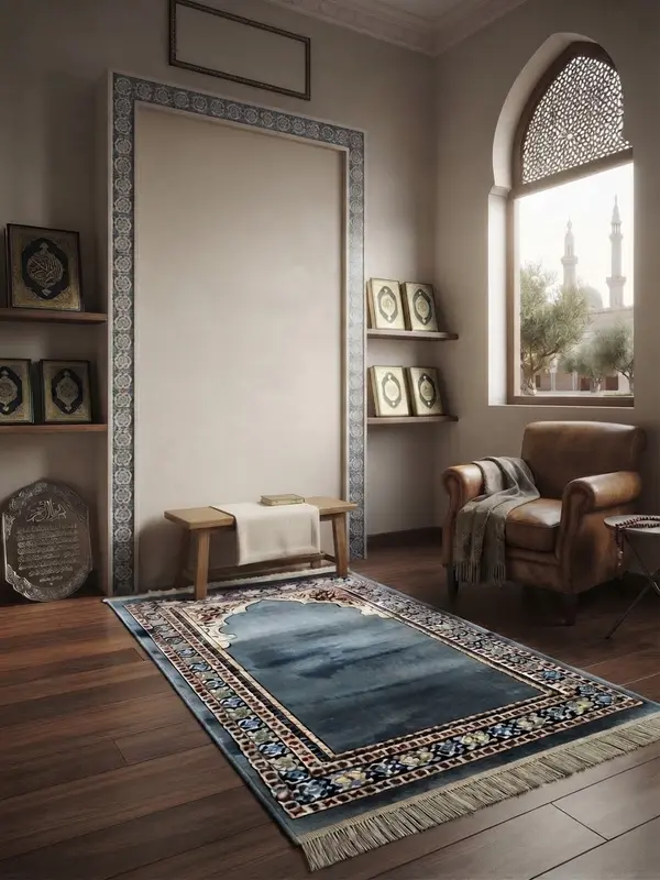 Luxury Soft Velvet Carpet Prayer Rug – Comfort for Daily Prayer