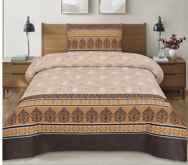Elegance- Single and King Cotton Bed Sheet