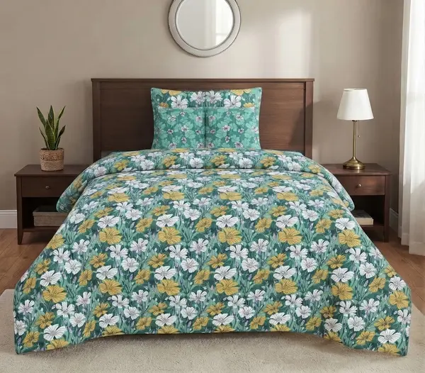 Florence- Single and King Cotton Bed Sheet