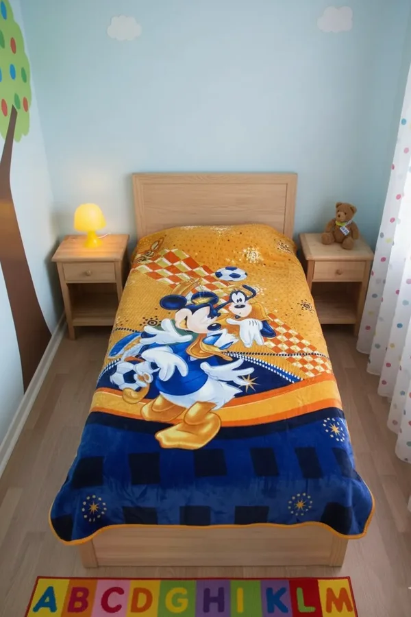 Single Blanket Stunning Mickey Mouse 160 x220cm