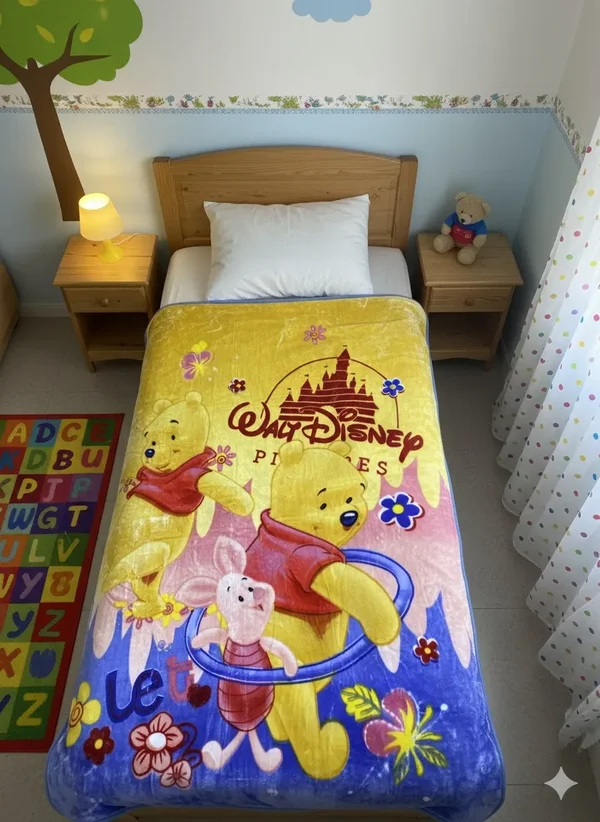 Single Blanket Winnie The Pooh 160 x220cm