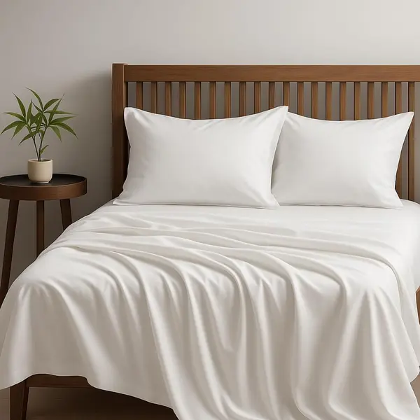 White Cotton Bed Sheets – Single and King