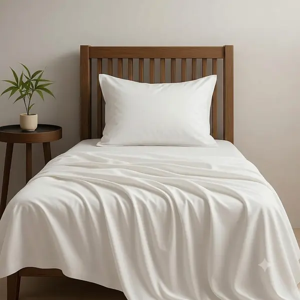 White Cotton Bed Sheets – Single and King