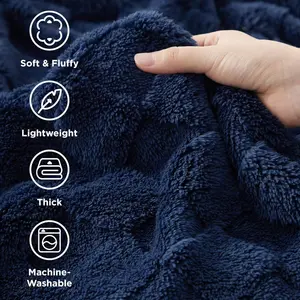 Double Bed Jacquard Winter Throw Blanket