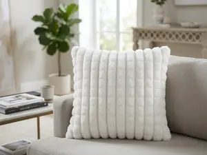 Fur Dabi Cushion Cover 42x42 cm | Soft & Stylish Home Décor