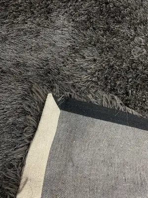 Heaven Shaggy Grey Rug- 100cm x 150cm