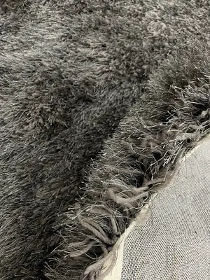 Heaven Shaggy Grey Rug- 100cm x 150cm
