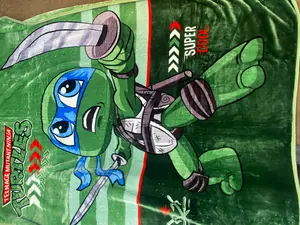 Single Blanket Green Turtle 160 x220cm