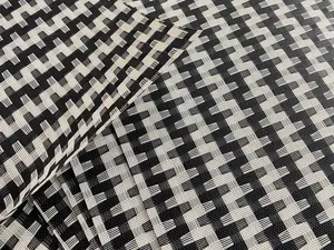 Black White Dining Table Mats 7 Piece Set | Elegant Dining Decor