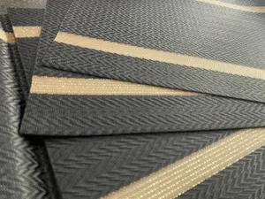 Black Gold Dining Table Mats 7 Piece Set | Elegant Dining Decor