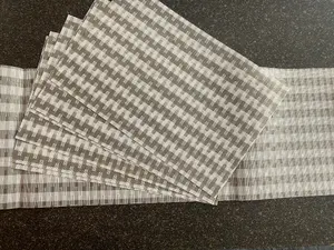 Grey Dining Table Mats 7 Piece Set | Elegant Dining Decor