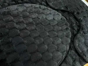 Luxury 3-Piece Bath Mat Set Black | Ultra-Soft & Absorbent