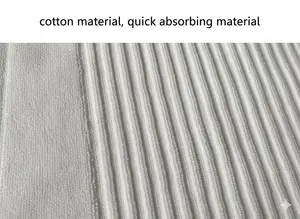 Towel Mat White Self Lining Thick Stuff Bath Mats