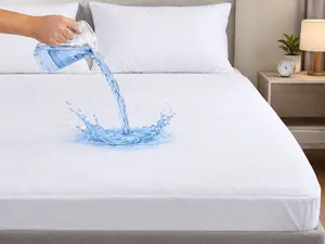 Premium Water Proof Terry Mattress Protector- 72x78 +10