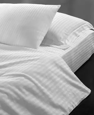 Premium White Stripe Pillow Covers – Elegant & Classic Design