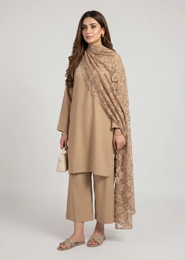 Latte Co Ord Set - Dark Beige