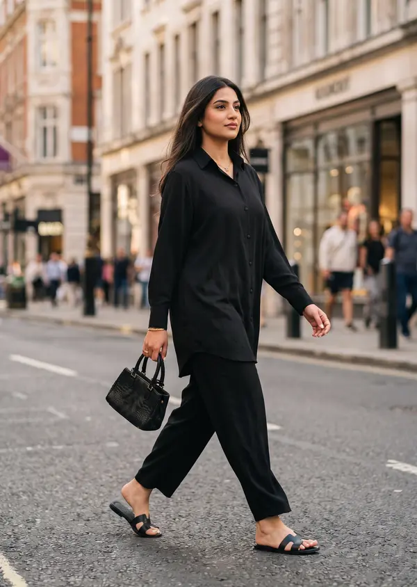 The Casual Co Ord Set - Black