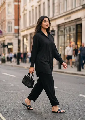 The Casual Co Ord Set - Black