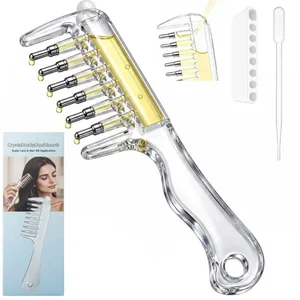 Refillable Hair Oil Applicator Comb